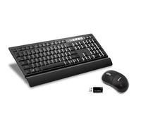 Combinacin de teclado/ratn inalmbrico Inland de 2,4 GHz
