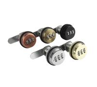 Combinación Cam Cinet Lock negro 3 contraseña Digital for caja de gimnasio joyero JA17 G 1 Uds(Red Bronze 20mm)