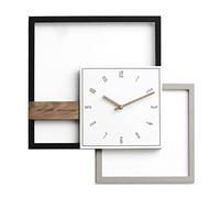 Combinación Creativa de la Personalidad de Square Interior Reloj Nordic Light Nordic Luxury Home Reloj Modern Minimalista Moda Relojes de Pared Decoración de la Pared Decoración de la Pared