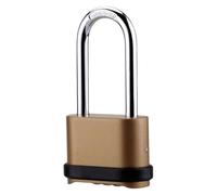 Combinación de aleación resistente, cuerpo sólido con elegantes grilletes de acero, accesorio portátil para candado de seguridad multiusos para puerta de garaje