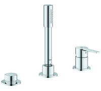 Combinación de bañera monomando Grohe Lineare de 3 orificios, sin caños, 19965001