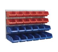 Combinación De Bin Y Panel Sealey 24 Bins - Rojo/Azul TPS132