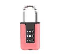 Combinación de de bloqueo, bloqueo, Candado de código de cable de color de contraste for maleta de viaje portátil (1 unidad)(Pink)