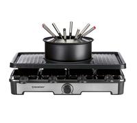 Combinación de fondue y raclette premium 1400 W