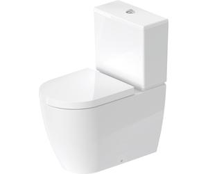 Combinación de inodoro de pie Duravit ME by Starck, enrasado, para cisterna de superficie, 370x650mm, 2170090000, Color: Blanco