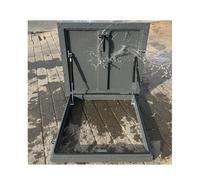 Combinación De Marco De Claraboya Y Trampilla De Techo Ventana De Techo Con Ventilación Y Puerta De Acceso Resistente A La Intemperie for Soláriums Y Áticos(70x85cm/27.6x33.5in)