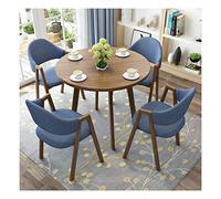 Combinación de mesa y silla de negociación para oficina y tienda de té, mesas y sillas de ocio para entrevistar mesas redondas y sillas para conocer a Cust (C)