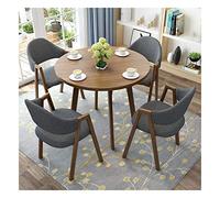 Combinación de mesa y silla de negociación para oficina y tienda de té, mesas y sillas de ocio para entrevistar mesas redondas y sillas para conocer a Cust (B)