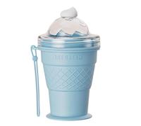 Combinación de recipientes para beber bolas de: molde para bola con pajita, botella de agua flexible contra el calor, dispositivo de refrigeración móvil para