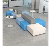 Combinación de sofá simple y moderna, asientos modulares for recepción de hotel, edificio de oficinas, área de descanso de empresa y sala de oficina, muebles de decoración prácticos y elegantes(C)
