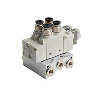 Combinación de solenoide SY3120 Control de cilindro único controlado electrónicamente SY3120-5LZD-M5 SY3120-6LZD-M5(6mm SY3120-5LZD-M5,7 station)