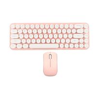 Combinación de Teclado y Mouse para Máquina de Escribir, Transmisión Estable de 2,4 GHz, Teclado de Máquina de Escribir Retro dpi Ajustable con Batería, Teclas Desmontables para