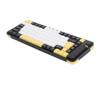 Combinación de Teclado y Mouse para Viajes, Receptor o, Juego de Mouse y Teclado Inalámbrico Plug and Play (Yellow)