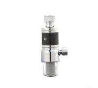 Combinación de termómetro de ducha y filtro, malla de acero inoxidable de 40 micras, pantalla LED digital de temperatura, precisión de 1 °C en tiempo real, diseño lavable reutilizable, uso en el baño