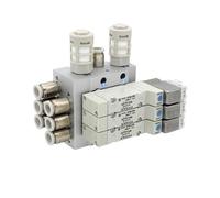 Combinación De Válvulas Solenoides SY3140 Válvula De Control De Cilindro Con Control Electrónico Único Tipo SY3140-5LZD SY3140-6LZD(8 Stations)