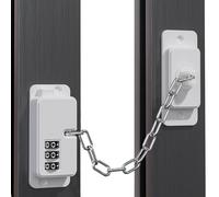 Combinación Fridge Lock, 3-Digit Coded Freezer Lock, No-Drill Child Safety, Strong Adhesive Refrigerator Locked for Kids & Food Protection, 7,6 x 3,2 cm, cadena de 20 cm