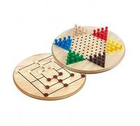 Combinación Halma-Mühle - Maxi - Abeto