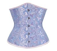 Combinacion Interior Mujer Falda Fajas Post Parto Corsés Traje De Deshuesado Fajas Sexy Tamaño De Mujer Más Interior Short Antirozaduras Bragas Embarazada Blue XXL