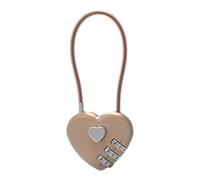 Combinación Mini Candado Amor 3 Dígitos Código Candado | Combinación de Diseño de Bloqueo Concéntrico Para Mochilas Escolares, Mochilas Y Maletas Te Un Ambiente Romántico Y Cálido Con