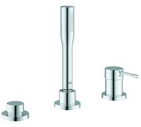 Grohe Essence Combinación de bañera monomando de 3 agujeros DN 15, con ducha manual, sin caño, 19976001
