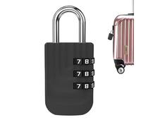 Combinación number Lock - Mini Travel Padlock, código | Ligero 3-Digit 90 Degree Rotation Mechanism with Storage Protection Scenario, durablle Small for Bag Briefcase Drawer Gym Box Trunk
