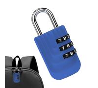 Combinación number Lock - Mini Travel Padlock, código | Ligero 3-Digit 90 Degree Rotation Mechanism with Storage Protection Scenario, durablle Small for Bag Briefcase Drawer Gym Box Trunk