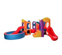 Combinaciones de toboganes Infantiles for Interiores y Exteriores, toboganes for Parques Infantiles, Juguetes Grandes for Parques de Atracciones, Equipamiento for guarderías.(A5)