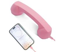 Combinado Retro Para Teléfonos Móviles - 7,87x2,36x1,18Tipo-C Accesorios Retro Cómodos Con Micrófono | Teléfono Antiguo Para Oficinas, Llamando A Casa, Mesa, Baño, Cama,