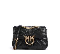 Combinando sin esfuerzo elegancia con un toque moderno, este mini bolso de hombro de la serie Love Puff de Pinko está confeccionado en suave piel de oveja que garantiza lujo y durabilidad. Diseñado pa
