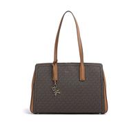 Combinando sin esfuerzo la elegancia casual con un diseño práctico, este bolso tote Michael Kors Laila está fabricado en lona recubierta que garantiza durabilidad y estilo. Sus dos asas ofrecen una ca