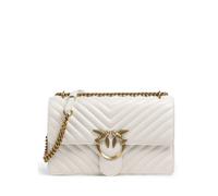 Combinando sin esfuerzo la elegancia con la funcionalidad moderna, este bolso de hombro Pinko Classic está hecho de suave piel de oveja que irradia lujo atemporal. Su forro textil complementa el exter