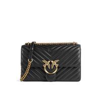 Combinando sin esfuerzo la elegancia con la funcionalidad moderna, este bolso de hombro Pinko Classic está hecho de suave piel de oveja que irradia lujo atemporal. Su forro textil complementa el exter