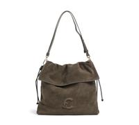 Combinando sin esfuerzo la pasión de esta temporada por los materiales texturizados con un diseño práctico, el bolso hobo Suede de Coccinelle está hecho de un lujoso cuero de velour que garantiza esti