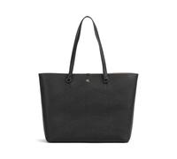 Combinando sin esfuerzo las tendencias actuales con una elegancia atemporal, este bolso tote de la serie Karly de Lauren Ralph Lauren está fabricado en cuero suave con textura que garantiza durabilida