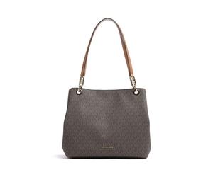 Combinando sin esfuerzo las tendencias actuales de moda con una elegancia atemporal, este bolso hobo Michael Kors Kensington está hecho de lona recubierta que garantiza durabilidad y estilo. Diseñado
