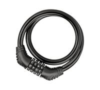 Combination Bike Lock, Heavy Duty Anti Theft Cycling Locked, Secure Gear for Road Bike, City Commute, Mountain Rack, Skateboard, Handlebar, Adult, Teen, Youth, Protection Outdoors, 25.59 Inches