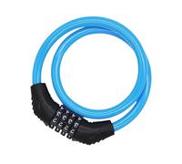 Combination Bike Lock, Heavy Duty Cable, Anti-Theft Security Gear, 4-Digit Code System, Weather Resistant Build, Flexible Coil, Easy to Use, Portable Design, Perfect for Road, Mountain, Skateboard