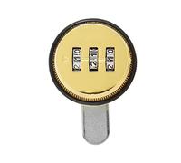 Combination Cam Lock, Zinc Alloy Security Lock | Diseño de tres dígitos, sin llave, inoxidable, fácil instalación, adecuado para armarios.