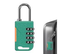 Combination Lock - 4 Digit Weather Resistant Security Padlock | Zinc Alloy Heavy Duty Outdoor Combination Lock, For Home Suitcase Box Luggage Case Bags