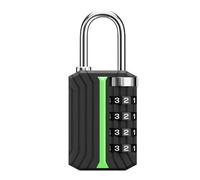 Combination Lock for Locker - Waterproof Keyless Door Padlock | Zipper Lock for Office, Warehouse, Garage, Gate, Patio, Porch, Moving, Backpacking, Travel, Home Use