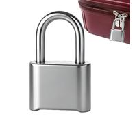 Combination Padlock - 4 Digit Resettable Mechanical Metal | Alloy Steel Luggage Combo Locks | For Fence Gate Luggage Toolbox Cabinet Pantry Garage Shed Gym Home School Garden