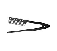 Combinatura Raddrizzante - Pettine A V A V 9.65in, Mini Piastra Per Capelli, Strumento Di Styling Per Ferri | Anti - Con Maniglia Ergonomica Per Uso Quotidiano, Principianti, Profess