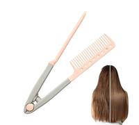 Combinatura Raddrizzante - Pettine A V A V 9.65in, Mini Piastra Per Capelli, Strumento Di Styling Per Ferri | Anti - Con Maniglia Ergonomica Per Uso Quotidiano, Principianti, Profess