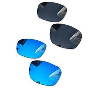 Combine8 Lentes de repuesto para gafas de sol Oakley Split Shot OO9416, Negro + azul hielo, 64 Millimeters