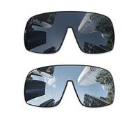 Combine8 Lentes de repuesto para gafas de sol Oakley Sutro S OO9462, color negro y titanio plateado