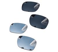 Combine8 Lentes de repuesto Ploarized para gafas de sol Oakley Holbrook Metal OO4123, color negro y titanio plateado