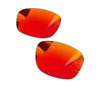 Combine8 Lentes de repuesto Ploarized para gafas de sol Oakley Split Shot OO9416, color rojo fuego, Fire Red, 64 Millimeters