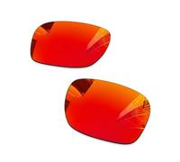 Combine8 Lentes de repuesto Ploarized para gafas de sol Oakley TwoFace OO9189/TwoFace Asian Fit (AF) OO9256, color rojo fuego