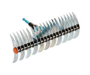 Combisystem Rastrillo cortador (Anchura de trabajo: 35 cm, Acero inoxidable)