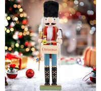 COMBIUBIU MuñEco Cascanueces Navidad ArtesaníAs Tradicionales De Pino,Cascanueces Navidad Regalos Decorativos para Adornos NavideñOs En El Hogar En El AlféIzar De La Ventana De La Chimenea De La Mesa